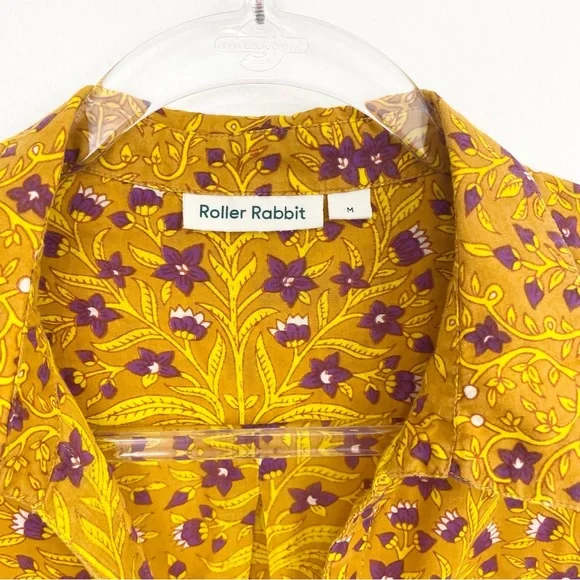Roller Rabbit Rhone Guy Shirt in Yellow Floral - Picture 3 of 5